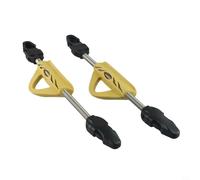 babominimer Cinghie a molla per pinne in acciaio inox, per immersioni subacquee, design antiscivolo, compatibili con la maggior parte delle pinne tra cui Cressi e Mares (blu, nero (giallo S)