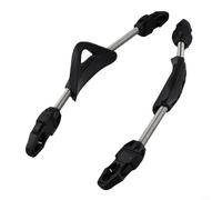 babominimer Cinghie a molla per pinne in acciaio inox, per immersioni subacquee, design antiscivolo, compatibili con la maggior parte delle pinne tra cui Cressi e Mares (blu, nero, L)