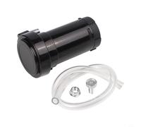 babominimer Compressore d'aria da 12 V per conversione, in metallo cromato e bobina in rame, compatto, 11,5 x 10 x 10,5 cm, per auto, camion, barca, nero