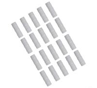 babominimer Confezione da 20 connettori per telaio e pellicola per serra per supporto a cerchio in plastica, compatibili con tubi da 19-33 mm, fascette e supporti per piante in ABS+PC bianchi (32 mm)