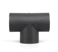 babominimer Connettore di uscita a T da 60 mm, condotto di sfiato dell'aria per riscaldatore diesel Webasto in plastica nera, tubo di distribuzione dell'aria calda con flusso controllato Plus