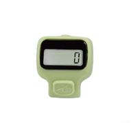 babominimer Contatore elettronico ergonomico palmare con ampio display a LED e pulsante silenzioso per un comodo utilizzo in allenamento sportivo, conteggio inventario, conteggio perline e (verde)