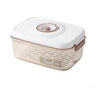 babominimer Contenitore sottovuoto per alimenti, ermetico, da cucina, con guarnizione a prova di perdite e opzioni di capacità multipla, organizer per la freschezza in ABS trasparente per la casa (2,1