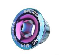 babominimer Copertura del bullone della guarnitura in lega di alluminio M19 M20 viti di fissaggio filettate compatibili con corona cava PROWHEEL FC4500 FC5600 IXF LEBYCLE (colore nero)