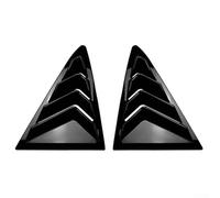 babominimer Copertura della feritoia posteriore per Fiesta MK8 2018-2024, modanatura per otturatore laterale posteriore, nero o esterno in plastica effetto fibra di carbonio (nero lucido)