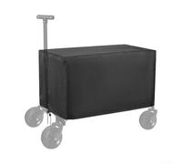 babominimer Copertura per carretto a mano pieghevole in tessuto Oxford 210D, impermeabile, resistente ai raggi UV, resistente, con fibbie e manici regolabili, per carrello da campeggio o piccolo (97 x