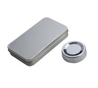 babominimer Copertura per pulsante multimediale Crystal per E60 iDrive 2004-2010, modanatura decorativa per interni, plastica ABS, argento, posizionamento anteriore sinistro destro