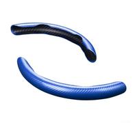 babominimer Coprivolante per auto, 38 cm, nero/blu/rosso, in fibra di carbonio, antiscivolo, assorbe il sudore, per una migliore aderenza e una comoda esperienza di guida (B)