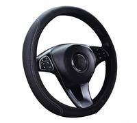 babominimer Coprivolante per auto di dimensioni standard da 14,56 a 15 pollici, in pelle traspirante, design antiscivolo, si adatta alla maggior parte dei veicoli, diametro 37-38 cm, compatibile con