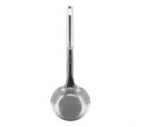 babominimer Cucchiaio da cucina in acciaio inox con filtro a maglia fine da 6000 fori, schiuma metallica SUS304 per uso alimentare e trappola per grasso, per pentole calde, friggere, (grande)