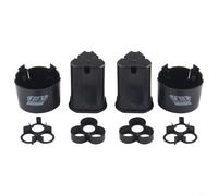 babominimer Custodia per batteria agli ioni di litio 12V 3S per utensili elettrici portatili, Shell per trapano al litio, Alloggiamento di ricambio in plastica nera con porta di carica/scarica divisa,