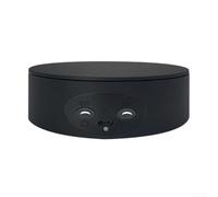 babominimer Espositore elettrico girevole da 13 cm, con capacità di carico di 5 kg, rotazione silenziosa e fluida per statuette di trucco, modelli, gioielli, negozi al dettaglio e casa (nero)