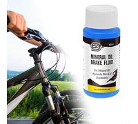 babominimer EZMTB - Liquido idraulico per freni a disco, 60 ml, olio minerale e DOT 5. Olio per freni a disco compatibile con sistemi idraulici Avid per Smooth (olio minerale blu)
