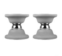 babominimer Fermaporta magnetico con forte potenza di aspirazione, design anti-collisione, montaggio a parete o pavimento, supporto antivento per bagno o casa (2 pezzi)