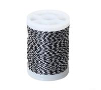 babominimer Filo da 120 m di filo di nylon per arco da 400D/3, rotolo da 120 m con spessore di 0,1 cm e resistenza alla rottura di 15,4 kg, per accessori per tiro con l'arco e fai da te (bianco)