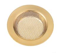 babominimer Filtro anti-intasamento per lavello da cucina dorato, copertura per lo smaltimento dei rifiuti con tecnologia a tenuta stagna a ombrello, struttura in acciaio inossidabile per una gestione