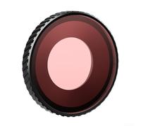 babominimer Filtro obiettivo impermeabile e resistente all'appannamento per Osmo Action 5 Pro/4, adattatore per fotocamera sommergibile in lega di alluminio con obiettivo acrilico spesso 2,0 mm, rosso