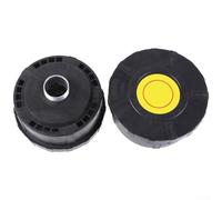 babominimer Filtro per silenziatore compressore d'aria con filettatura da 25 mm/32 mm, elemento di ricambio per riduzione del rumore, struttura in plastica nera di lunga durata per Wo (32 mm)