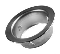 babominimer Flangia rotonda in acciaio inossidabile per tubo di ventilazione dell'aria, connettore a piastra per collegamento o parete, per condotto soffitto rosetta 70/80/100 mm (70 mm)