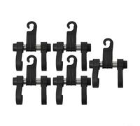 babominimer Ganci regolabili per poggiatesta del sedile dell'auto, per l'organizzazione del sedile posteriore, ganci multifunzionali per borse e generi alimentari, ganci salvaspazio in ABS per (B)