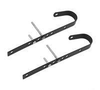 babominimer Gancio per cestello anteriore regolabile, per elettrico, scooter elettrico e pieghevole, in acciaio resistente, con regolazione in altezza da 0 a 8 cm, per una maggiore sicurezza (nero)