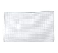 babominimer Griglia rotonda in rete per barbecue griglia di raffreddamento per falò griglia da picnic all'aperto rete griglia in ferro zincato griglia fuoco e forno versatile cottura (60 x 40 cm)