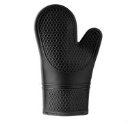 babominimer Guanti da forno isolati in silicone, resistenti al calore fino a 300 °C, con impugnatura antiscivolo e morbida fodera in spugna, guanti protettivi lunghi per cottura e cottura a microonde