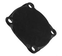 babominimer Guarnizione in gomma per compressore d'aria, testa cilindrica, spessore 0,8 mm, colore nero, per manutenzione e riparazione della pompa d'aria, accessorio di ricambio duraturo (B)