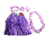 babominimer Hawaiian Fun Awaits Get the Kid's Colorful Dress Up Suit compreso un bel braccialetto floreale (viola)