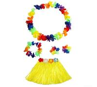 babominimer Hawaiian Fun Awaits Get the Kid's Colorful Dress Up Suit compreso un bel braccialetto floreale (colorato 2)