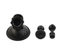 babominimer Incar - Supporto per navigatore GPS e videoregistratore, in plastica nera, 4 mm e 6 m, supporto a ventosa con rotazione a 360 gradi