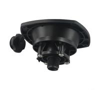 babominimer Ingresso dell'acqua di rete con regolatore di pressione e valvola di ritegno per sistemi di approvvigionamento idrico per roulotte, camper e barche, 45 PSI, nero, bianco o cromato (nero)