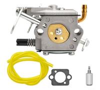 babominimer Kit carburatore per motoseghe McCulloch da 32 cc, 35 cc, 38 cc, compatibile con i modelli 3516 3200 3205 3210 CS6MHO35UB24RA, costruzione in acciaio, include guarnizione e carburante