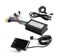 babominimer Kit controller motore elettrico brushless 24V 36V 48V 250W con display LCD e acceleratore a pollice, adatto per manubri da 22,2 mm, onda sinusoidale 15A protocollo n. 2 per