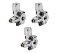 babominimer Kit di 3 valvole di servizio per linea piercing per frigorifero, compatibili con tubi da 1/4, 5/16, 3/8 di pollice per sistemi HVAC, costruzione in metallo di lunga durata con Ea