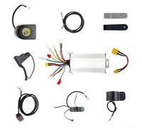 babominimer Kit di controllo per scooter elettrico, 36 V 350 W, set completo di controllo e contatore, acceleratore per cruscotto e scooter (8 pezzi)