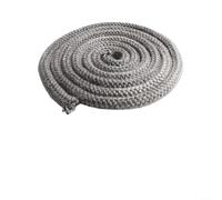 babominimer Kit di guarnizioni per porta del forno con corda in fibra di vetro ad alta temperatura e colla resistente al calore, cavo di guarnizione per stufa a legna o bruciatore a legna per camino