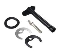 babominimer Kit di installazione per rubinetto da cucina con chiave esagonale in plastica, guarnizioni in acciaio inox e gomma, bullone di fissaggio e piastra di montaggio per rubinetto lavabo o