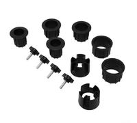 babominimer Kit di ricambio per ombrellone da patio con manopole M8, 12 inserti per fori in HDPE in 3 misure per stabilizzatore da tavolo, viti resistenti alle intemperie per