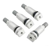 babominimer Kit di riparazione diretto per stelo valvola TPMS per X1 X2 X3, sostituzione del sensore di pressione dei pneumatici in acciaio inossidabile con valvole tubeless argento, compatibile con