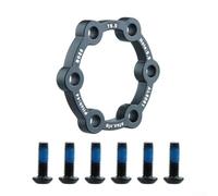 babominimer Kit distanziale a 6 fori in lega di alluminio con viti per scooter elettrici e mountain bike, guarnizione di regolazione dell'altezza del mozzo da 2-6 mm, compatibile con 44 mm (6 mm)