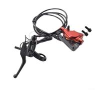 babominimer Kit freno idraulico per bicicletta elettrica con interruttore di spegnimento, freni a disco da 160 mm/180 mm, per pompa in alluminio CNC e fluido DOT4 per piegatura (a sinistra)