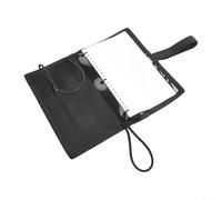babominimer Libro di note subacquee per immersioni subacquee con 50 pagine di carta da lettere impermeabile ricaricabile subacquea, tasca trasparente e attacco elastico per professionisti (nero)