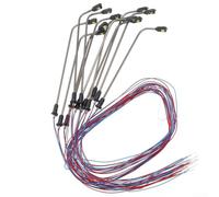 babominimer Luci da giardino per percorsi di lavoro ferroviari, set da 6 o 12 pezzi di paesaggio con basi regolabili, modello a LED bianco freddo, compatibile (luce singola da 5,5 cm) (12 pezzi)