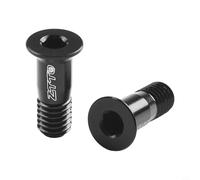 babominimer M5 - Vite per guida deragliatore posteriore, 14,2 mm, in lega di alluminio, con blocco filettato, compatibile con la sostituzione della ruota da ciclismo, resistente alla ruggine e (nero)