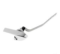 babominimer Maniglia di ricambio per WC lato sinistro con leva cromata lucida progettata per adattarsi perfettamente a più modelli di serbatoi per WC, fornendo un'efficace conservazione dell'acqua