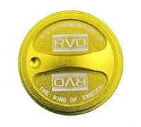 babominimer Manopola di ricambio per mulinello da pesca in lega di alluminio, con punto di riferimento dell'ingranaggio e slot a tre punti, compatibile con mulinelli B5B5 e B4P4, (giallo)