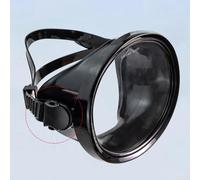 babominimer Maschera subacquea ad alta definizione con grandangolo trasparente, lente in vetro temperato e fibbia regolabile, comoda guarnizione in silicone compatibile con snorkeling, nuoto