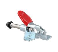 babominimer Morsetto ergonomico in acciaio GH-304EM con leva a sgancio rapido e manico in PVC resistente al calore, utensile manuale orizzontale resistente per saldatura sicura della lamiera,