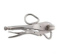 babominimer Morsetto piatto in metallo per morsa in acciaio ultra larga, pinza per saldatura e modellatura in acciaio al carbonio con manico dritto e design a becco d'anatra per la lavorazione dei